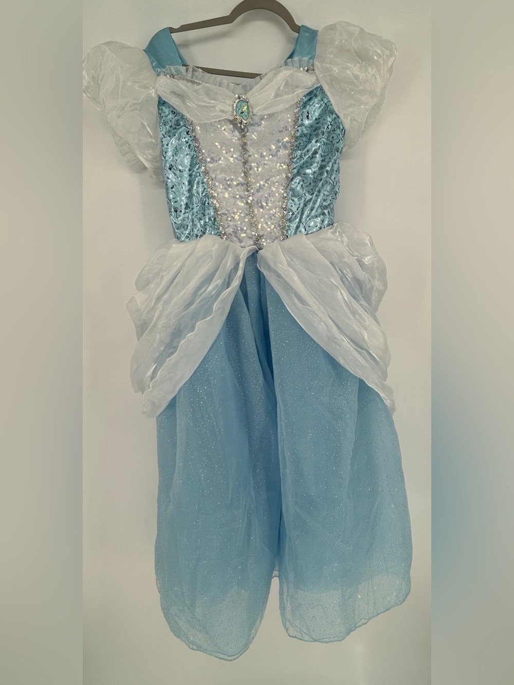 Disney Cinderella Princess Costume Adult Plus Size 16/18 Blue Sparkle Fairy